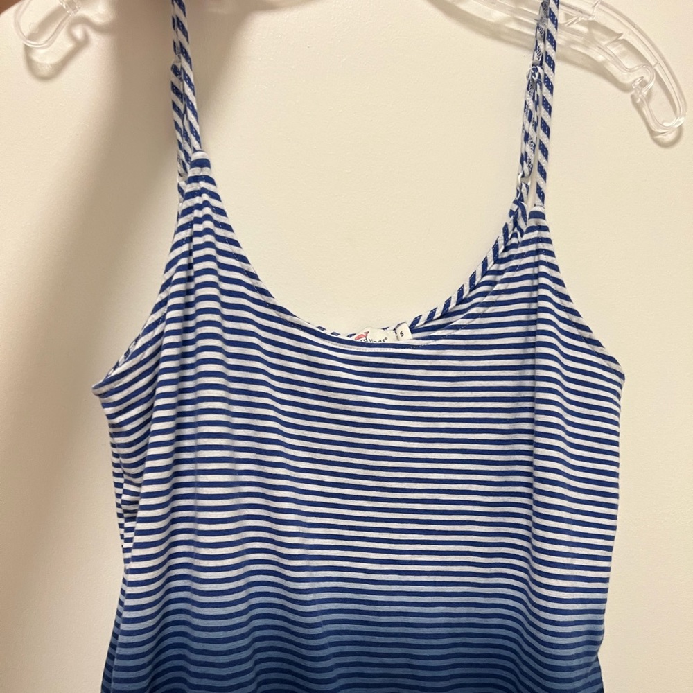 Vineyard Vines Blue Striped Ombré Romper S - Picture 5 of 7